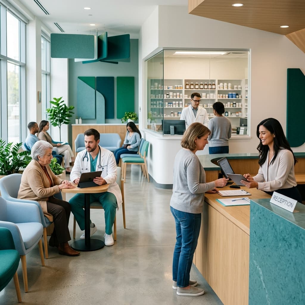 Clínica Dos Cerros — recepción y atención médica